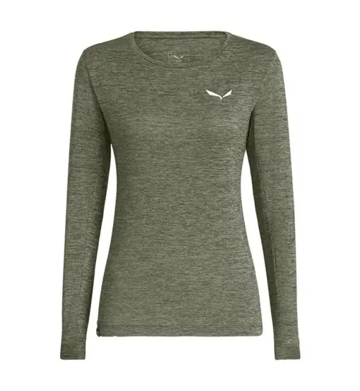 Puez Melange Dry - maglia a maniche lunghe - donna Green