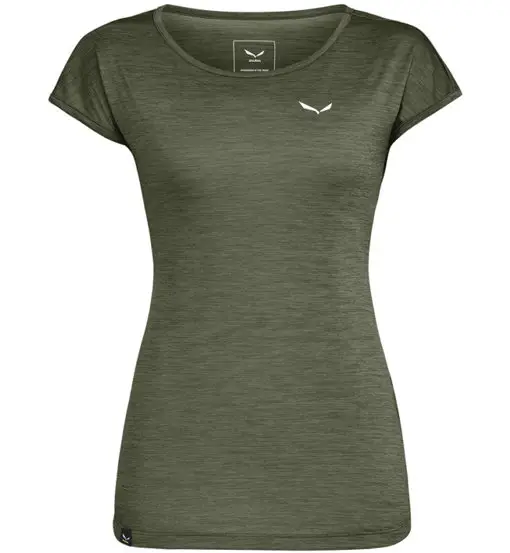 Puez Melange Dry - T-shirt trekking - donna Green