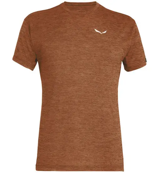 Puez Melange Dry - T-shirt trekking - uomo Dark Brown