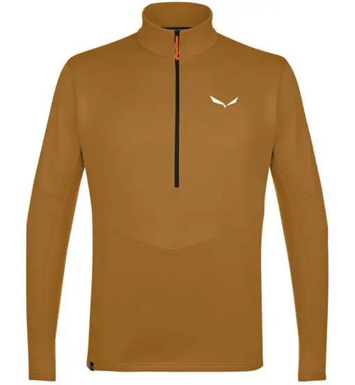 Puez PL 1/2 Zip M - felpa in pile - uomo Brown