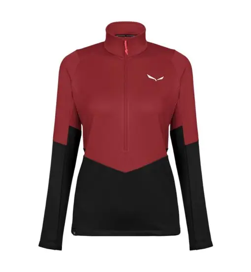 Puez PL 1/2 Zip W - felpa in pile - donna Black