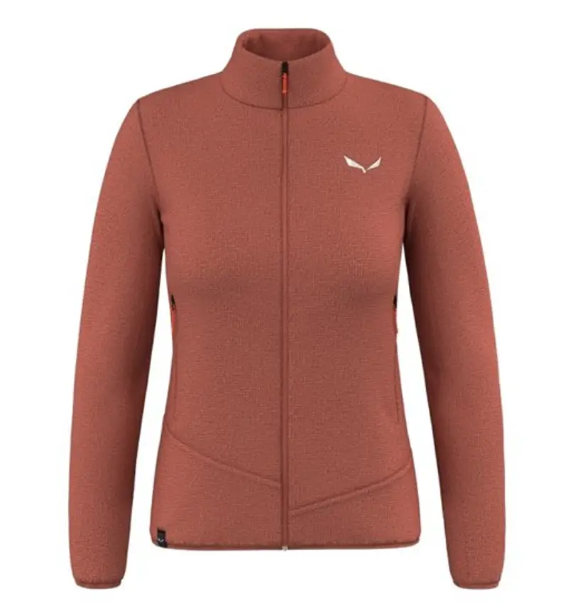 Puez Rocca Pl W - felpa in pile - donna Dark Red