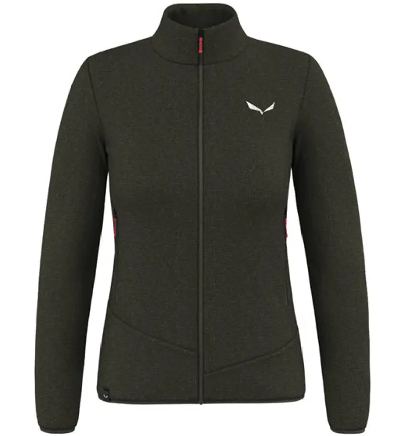 Puez Rocca Pl W - felpa in pile - donna Green