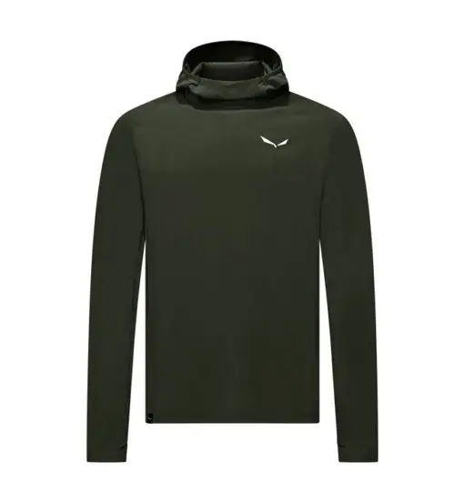 Puez Sun Hoodie M - felpa con cappuccio - uomo Green