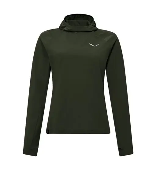 Puez Sun Hoodie W - felpa con cappuccio - donna Green