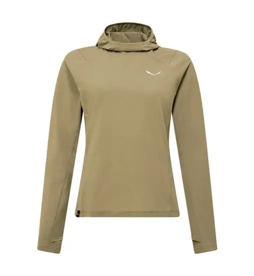 Puez Sun Hoodie W - felpa con cappuccio - donna Light Brown