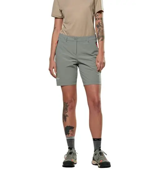 Puez Talvena Dst W - pantaloni corti trekking - donna Green