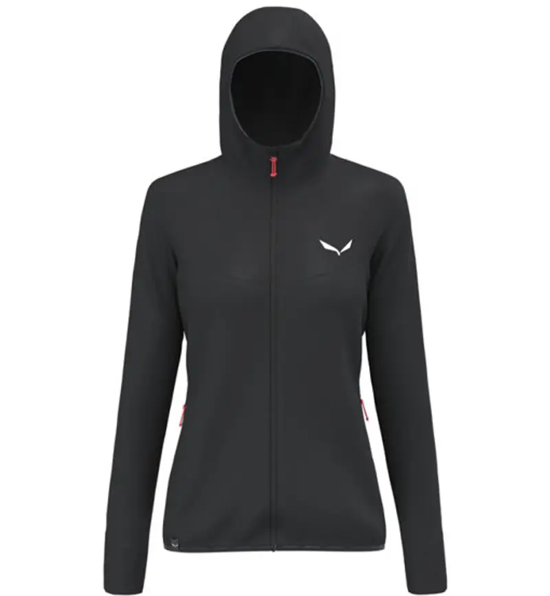 Puez Waffle Hybrid Pl Hd W - felpa in pile - donna Black