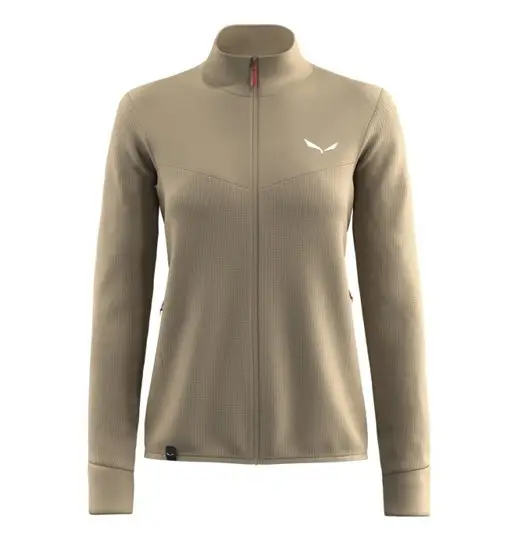 Puez Waffle Hybrid Pl W - felpa in pile - donna Light Brown