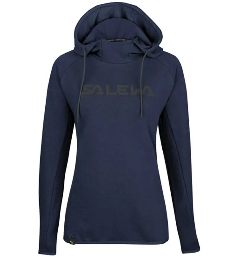 Pure Hemp Logo W Hoody - felpa con cappuccio - donna Blue