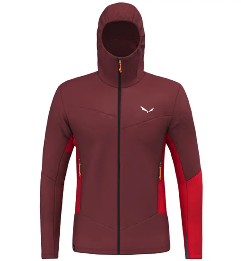 Sella Merino Hd M - felpa in pile - uomo Dark Red