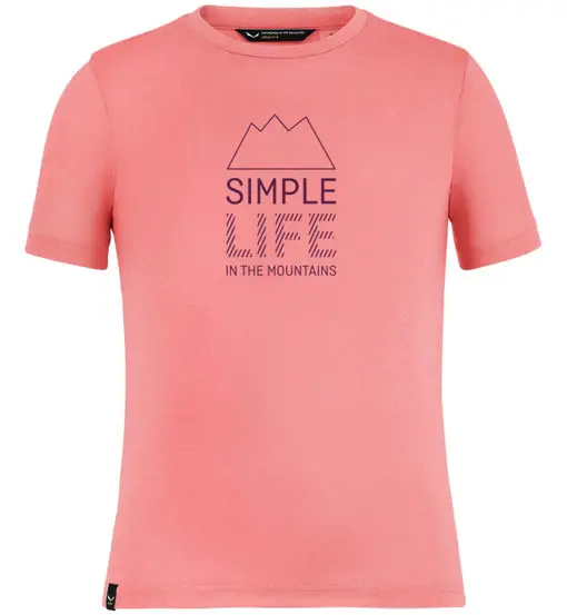 Simple Life Dri-Rel K - T-shirt - bambino Dark Pink