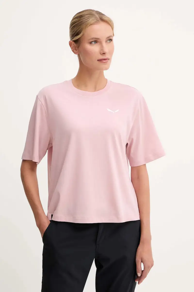 SALEWA T-shirt Donna Rosa 3663470 miniatura 2