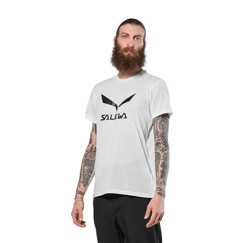 T-Shirt Solidlogo Dry Bianco Uomo EUR 48