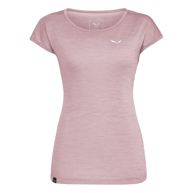 T-Shirt Trekking Puez Melange Rosa Donna EUR 46