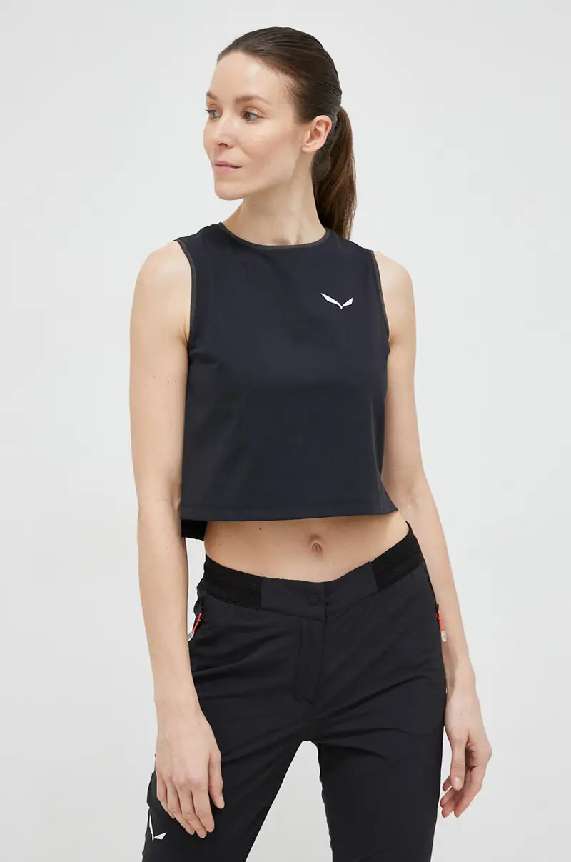 SALEWA Top Donna Nero 3149551 miniatura 4