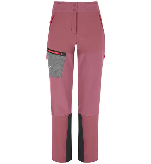 W Comici - pantaloni lunghi scialpinismo - donna Pink