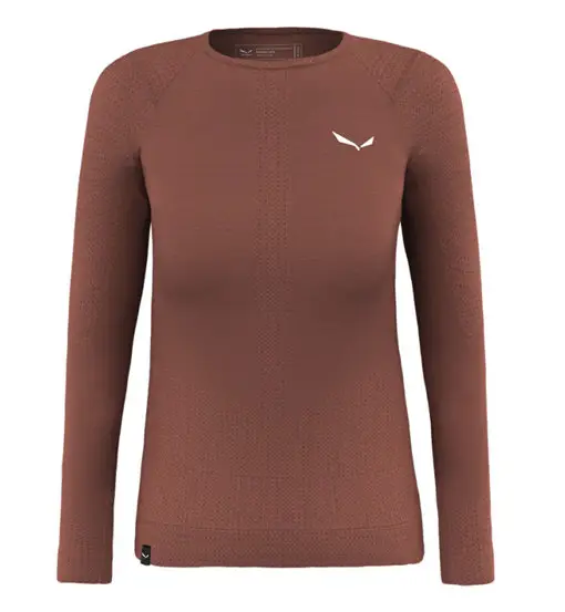 W Zebru Responsive L/S - maglia a maniche lunghe - donna Brown