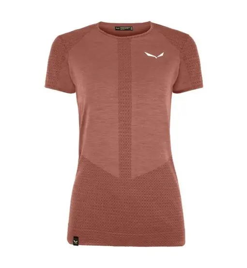 Salewa W Zebru Responsive S/S - T-shirt alpinismo - donna Red