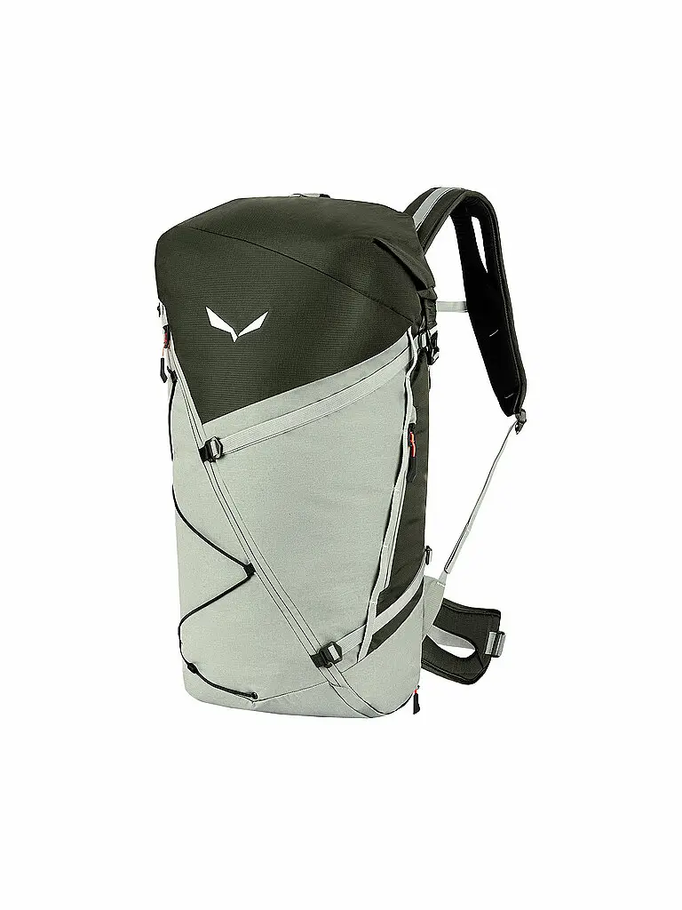 Zaino da trekking Puez 32+5L espandibile grigio