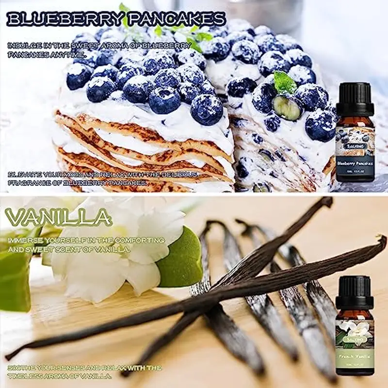 SALKING Oli Essenziali Caffetteria per Diffusori 6x10ml, Set di Olio Essenziale Puri per Aromaterapia e Massaggi miniatura 3