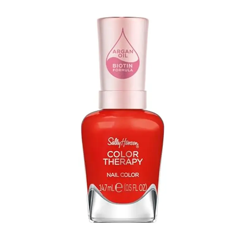 Sally Hansen Color Therapy Smalto Unghie, 340 Red-Iance, Colora, Rinforza, Cura, 14,7ml