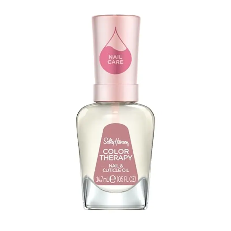 Sally Hansen, Smalto Rinforzante Unghie Color Therapy, Formula Idratante e Nutriente all'Olio di Argan, Nail & Cuticle