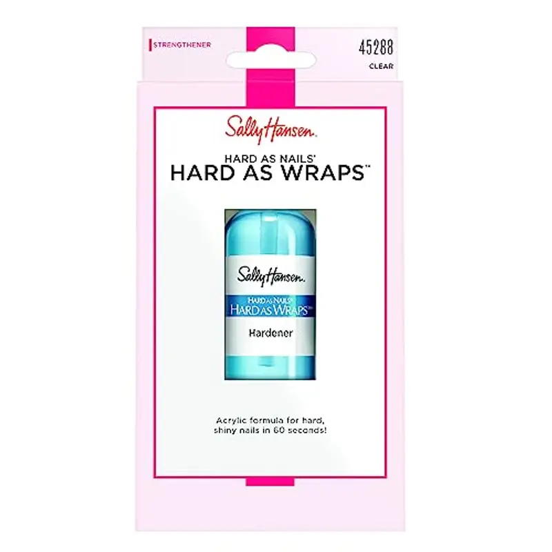 Sally Hansen - Smalto Rinforzante Unghie Hard As Wraps - Formula Acrilica Trasparente e Finish Lucido miniatura 2