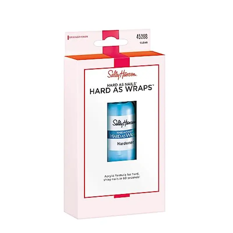 Sally Hansen - Smalto Rinforzante Unghie Hard As Wraps - Formula Acrilica Trasparente e Finish Lucido miniatura 3