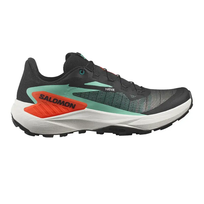 Genesis Nero Verde Rosso - Scarpe Trail Running Uomo EUR 42 / UK 8