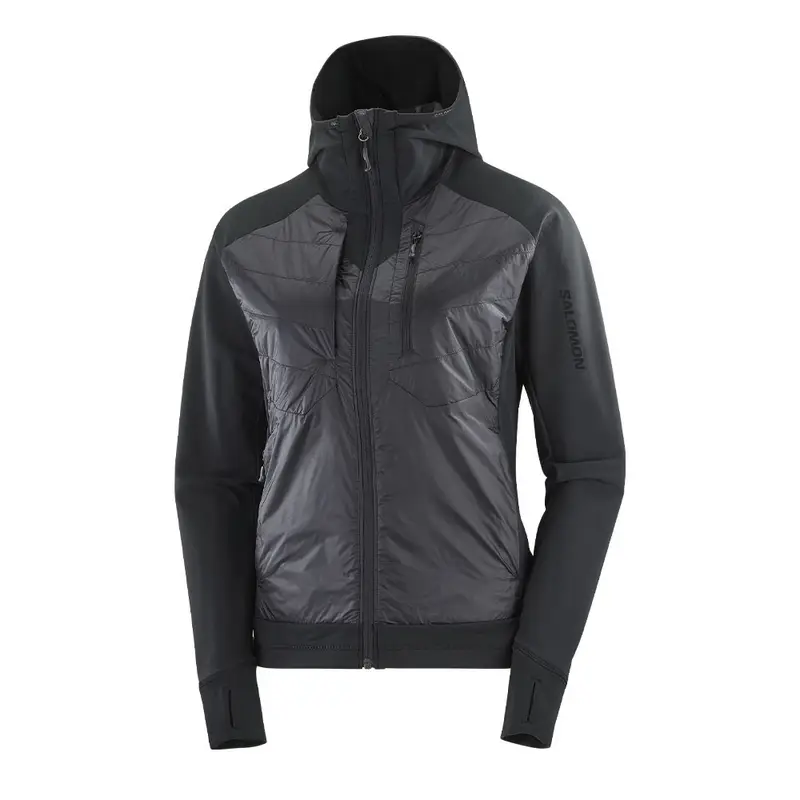 Giacca Trail Running Elixir Hybrid Hd Insul Nero Donna XS