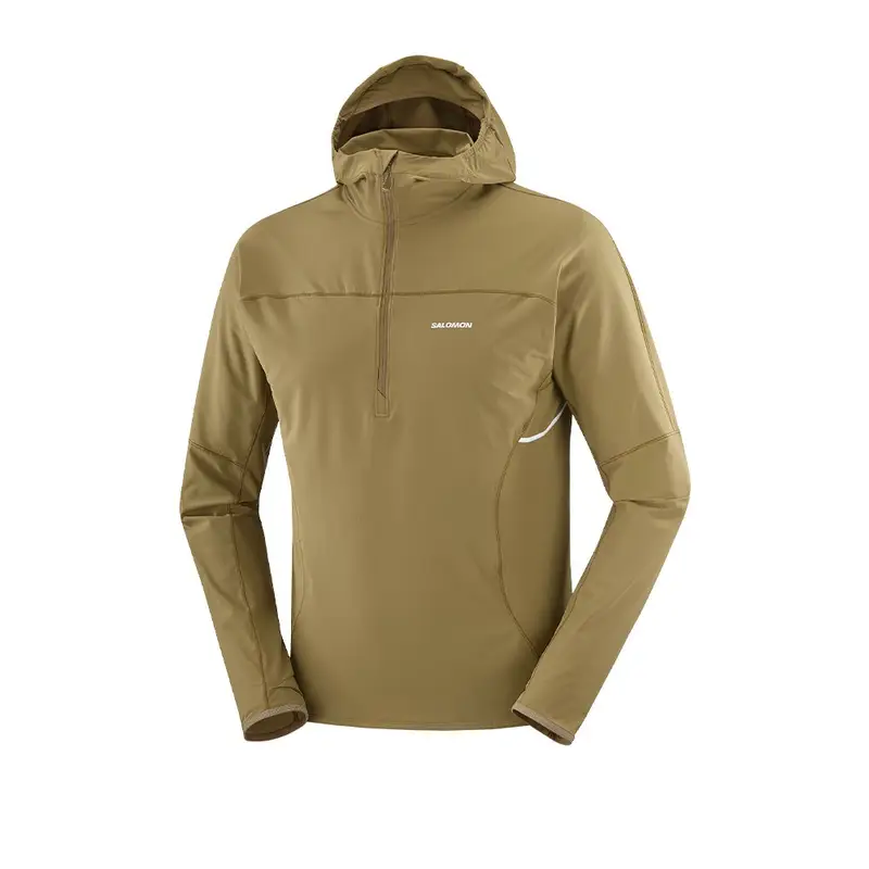 Giacca Trail Running Sense Aero Hybrid Hz Brilliant Olive Uomo XL