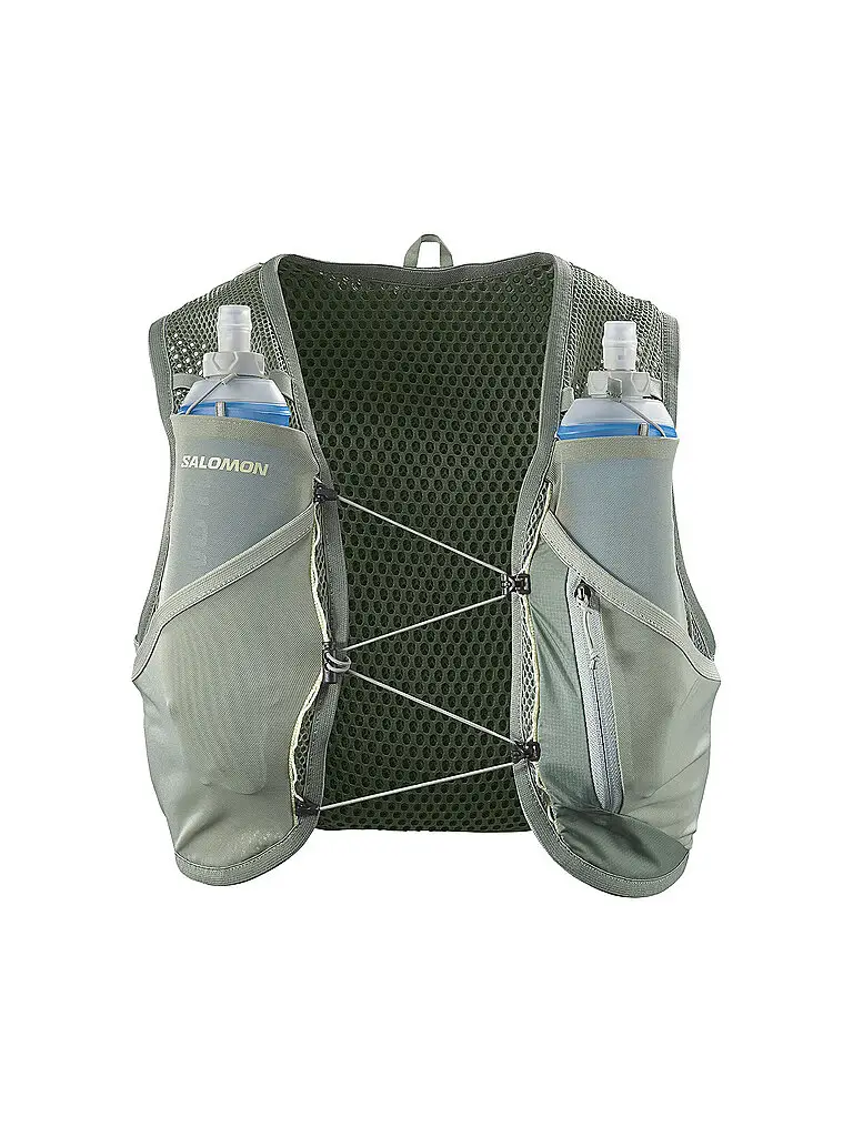 Gilet da idratazione Active Skin 8 Set verde chiaro | S