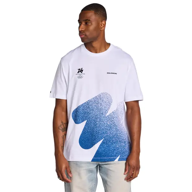 Gold Graphic Uomo - Magliette Bianco - di cotone White