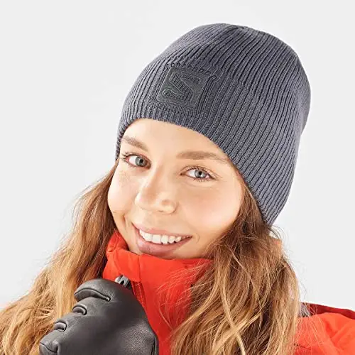 Salomon Logo Berretto Unisex, Leggerezza, Calore, Versatilità, Taglia Unica miniatura 3