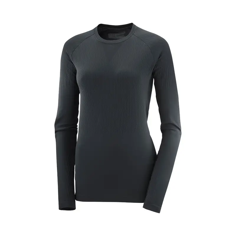 Maglia Trail Running Sense Deep Nero Donna L