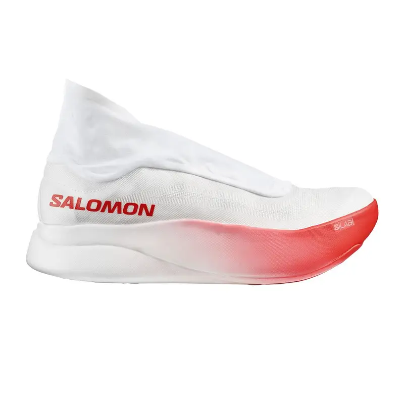 S Lab Phantasm 3 Bianco Fiery Rosso - Scarpe Trail Running Uomo EUR 38 2/3 / UK 5,5
