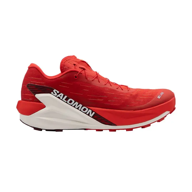 S Lab Pulsar 4 Rosso Bianco - Scarpe Trail Running Uomo EUR 45 1/3 / UK 10,5