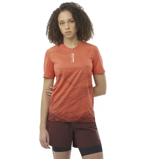 S/LAB Ultra Print - maglia trail running - donna Orange