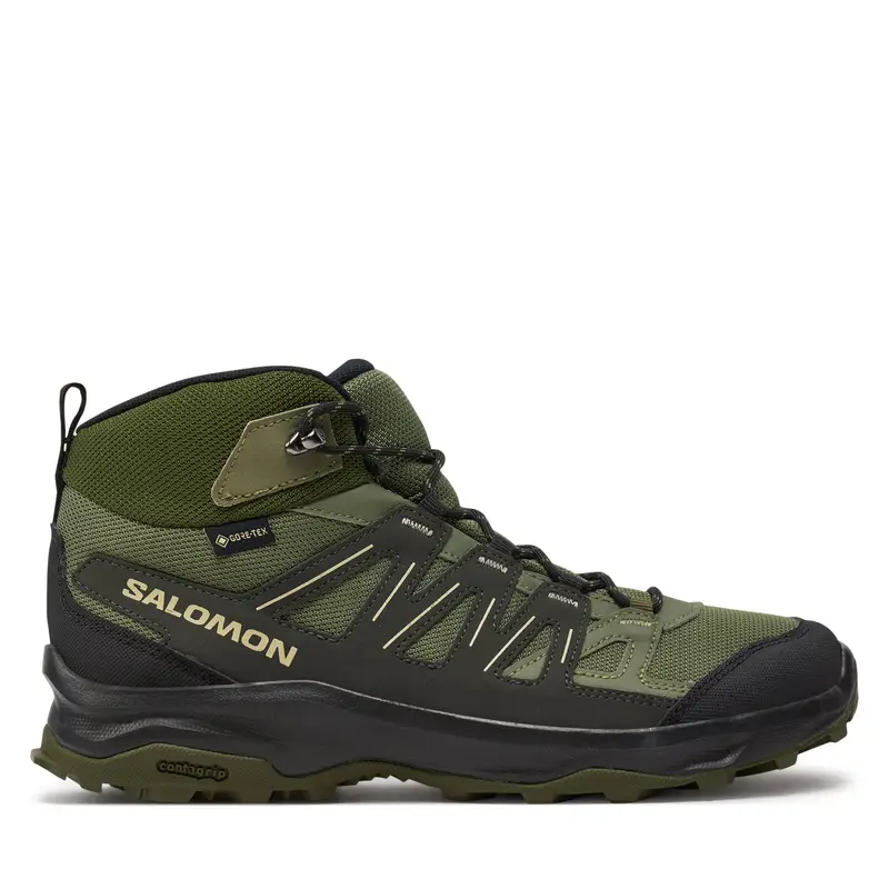 Scarpe da trekking Salomon Grivola Mid Gore-Tex L47606400 Verde