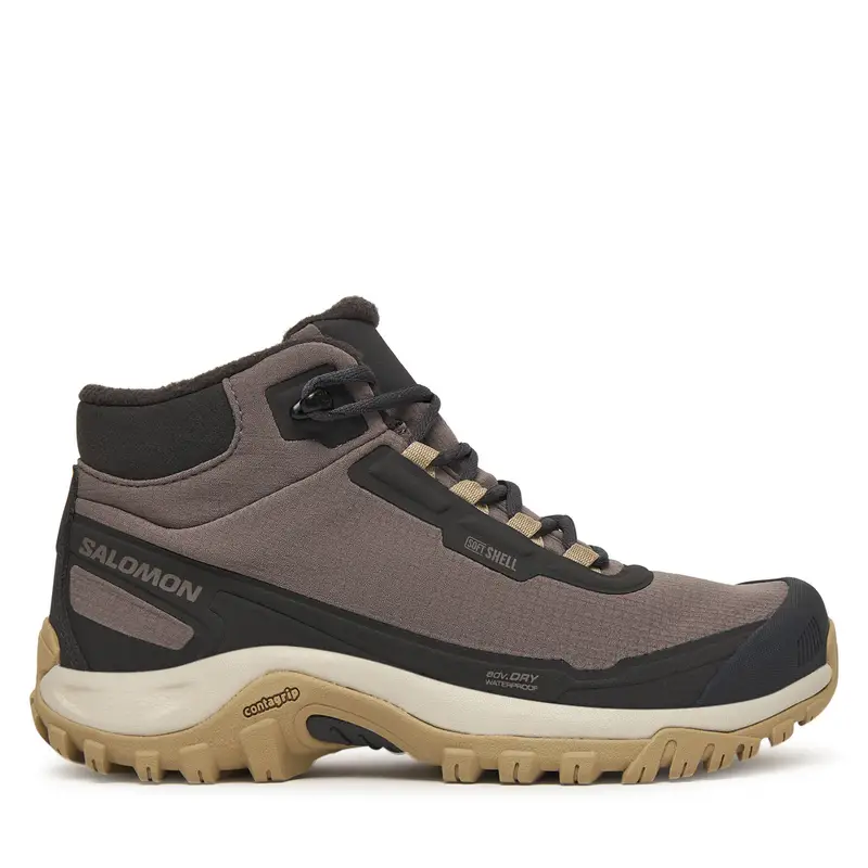 Scarpe da trekking Salomon Shelter Waterproof L47855200 Marrone