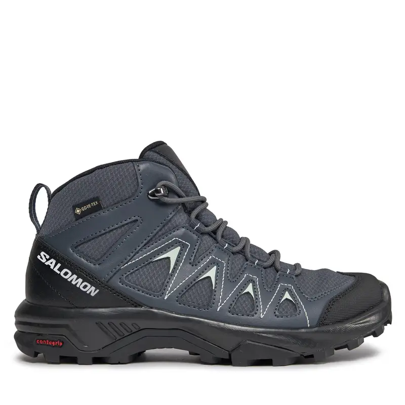 Scarpe da trekking Salomon X Braze Mid GORE-TEX L47181100 Nero