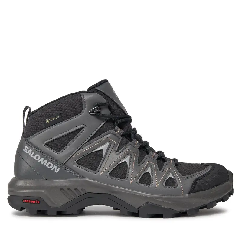 Scarpe da trekking Salomon X Braze Mid GORE-TEX L47181200 Nero