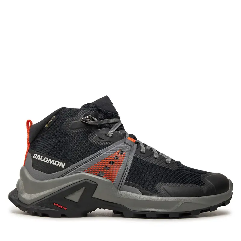 Scarpe da trekking Salomon X Raise Mid Gore-Tex L47458000 Nero