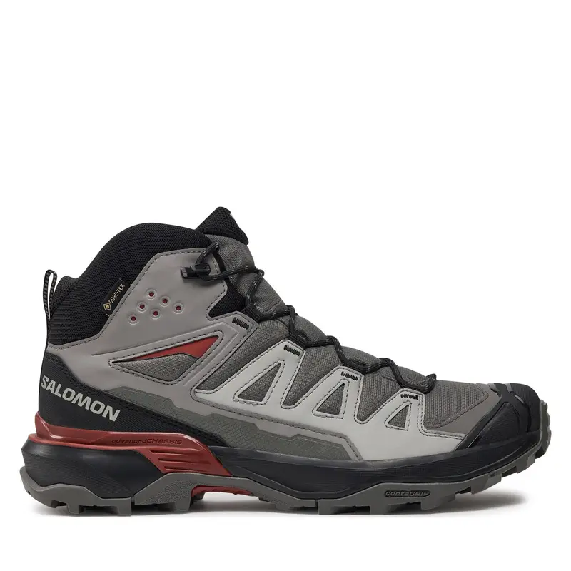Scarpe da trekking Salomon X Ultra 360 Mid GORE-TEX L47447800 Grigio