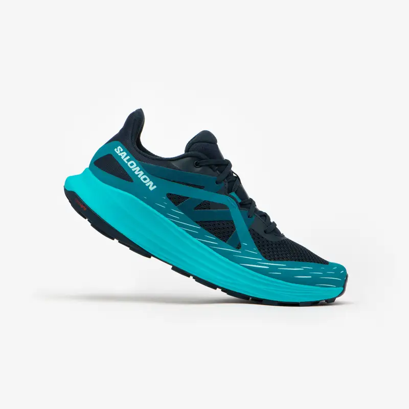 Scarpe trail uomo Salomon ULTRA FLOW nero-azzurro | Salomon