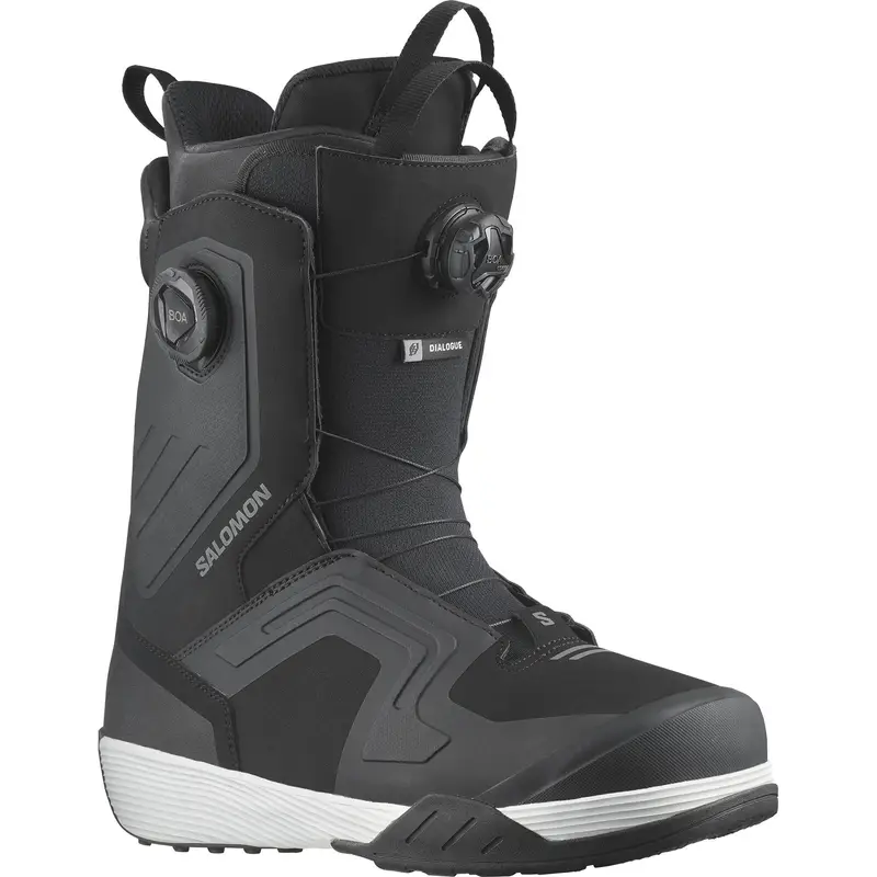 Scarponi da snowboard uomo Dialogue Dual Boa nero/nero/bianco | Salomon