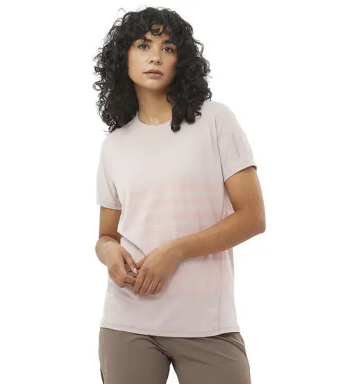 Sense Aero Graphic W - maglia trail running - donna Light Rose