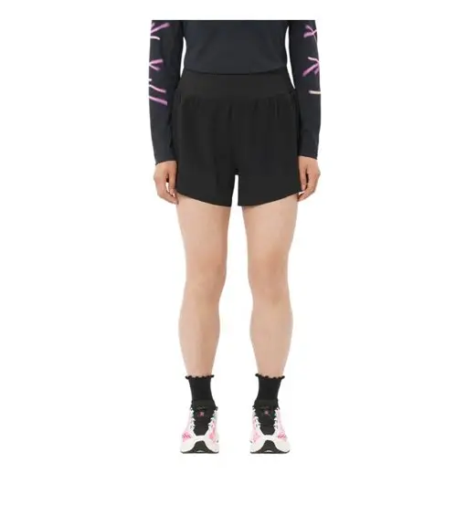 Sense Aero Stow 4 - pantaloni trail running - donna DEEP Black