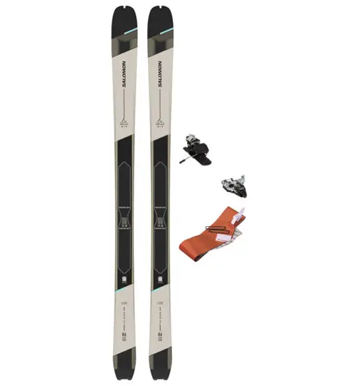 Set MTN 86 W Carbon sci da scialpinismo+attacchi+pelli Grey